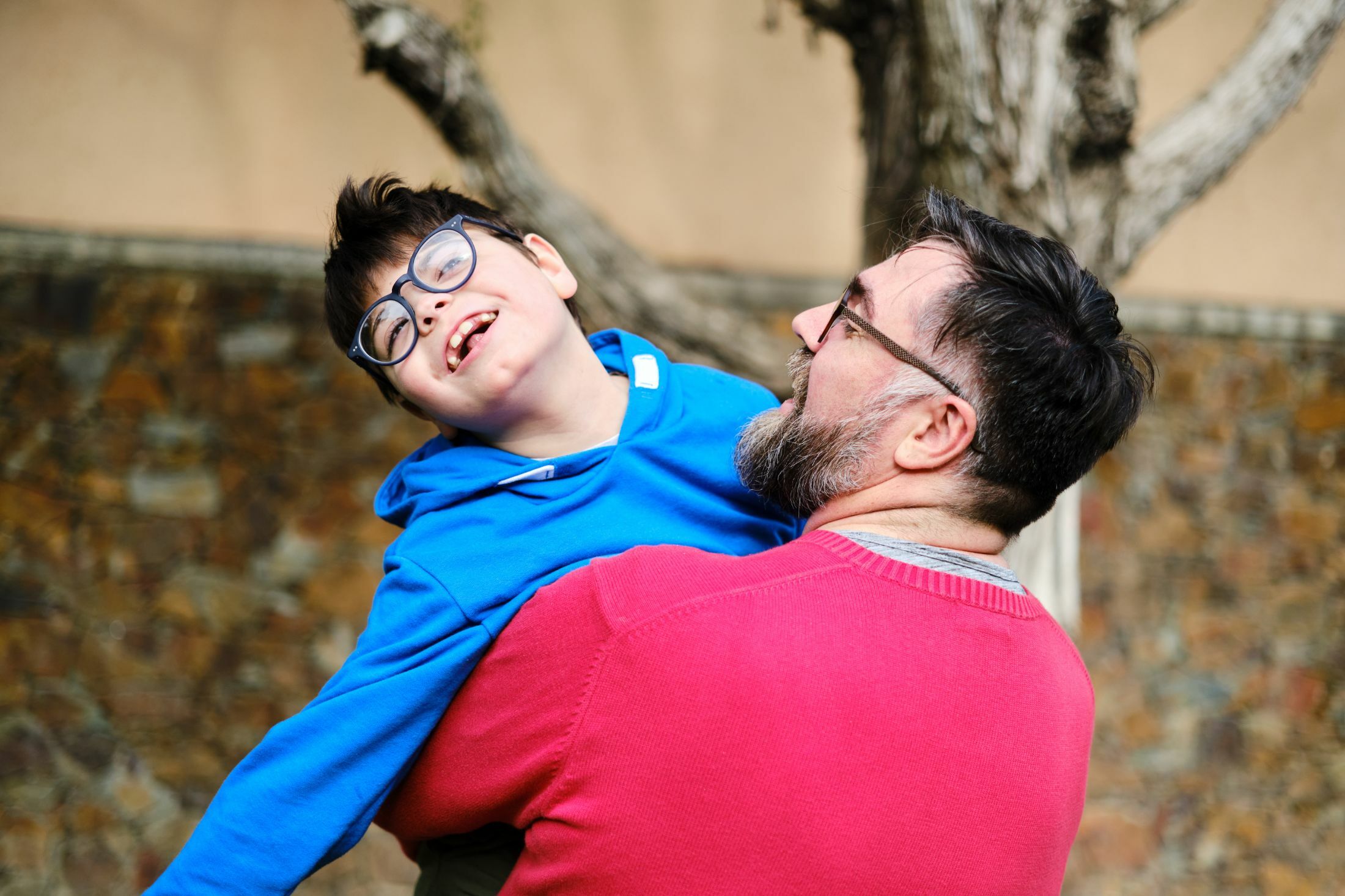 Young person with carer or carer